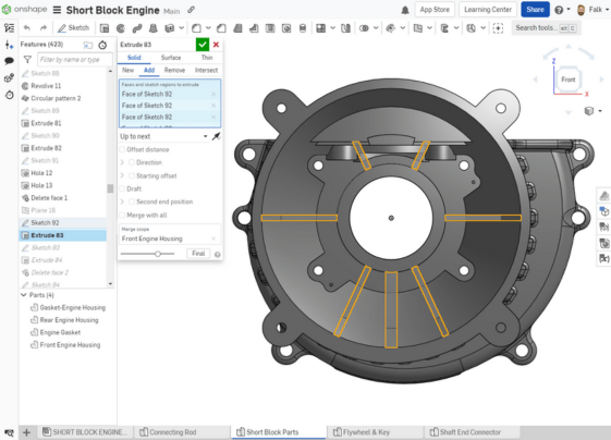 Onshape OnCAD - Einzelteile (2)